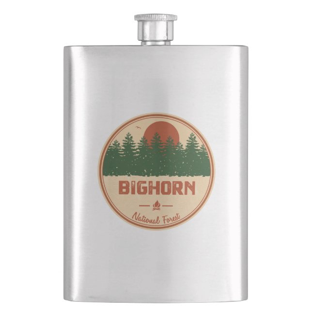 Bighorn National Forest Flachmann (Vorderseite)