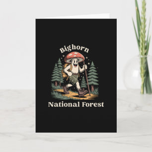 Bighorn National Forest Wyoming Wandern Pilz Urlau Karte