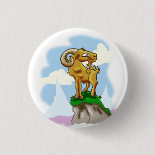 Bighorn Ram Button