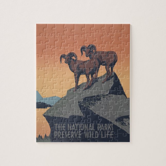 Bighorn Sheep American West Wildlife (Vertikal)