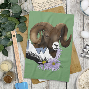 Bighorn Sheep Geschirrtuch