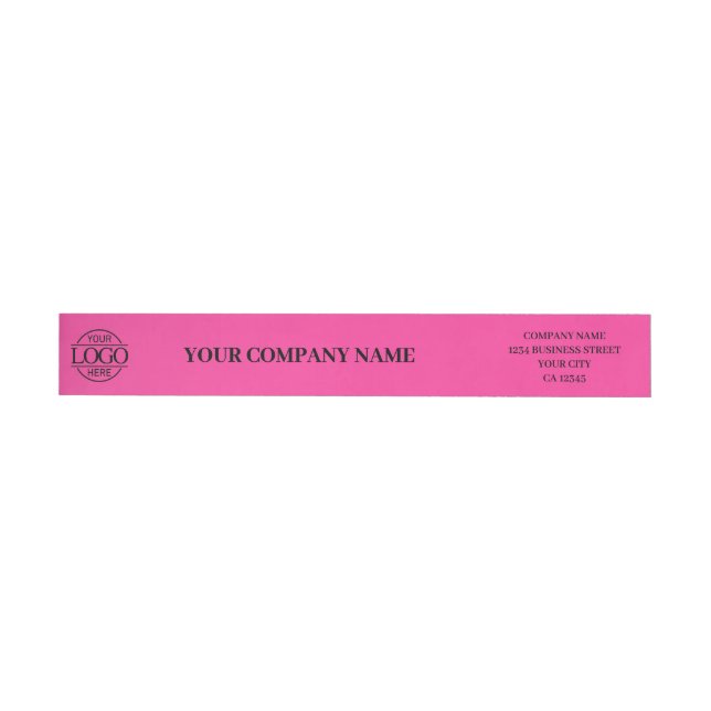 Bight Pink Simple Elegant Branded Business Logo (Person)