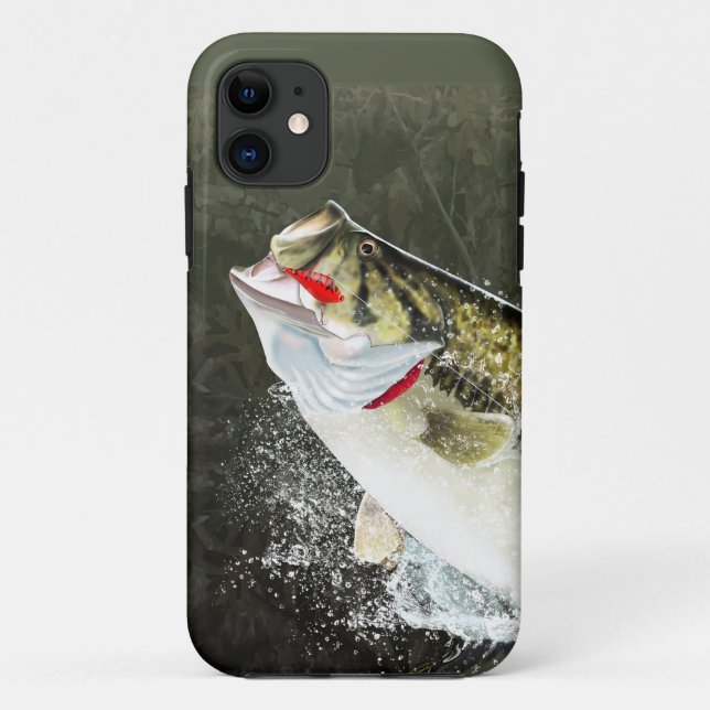 Bigmouth Bass Case-Mate iPhone Hülle (Rückseite)