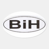 BiH-Aufkleber (Bosna i Hercegovina)