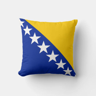 BiH-Flagge Kissen