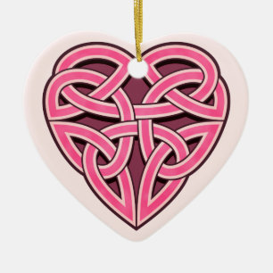 Bijii Heartknot Verzierung Keramik Ornament