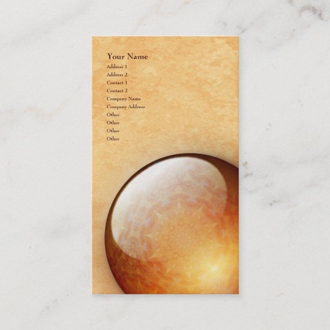 Bijou de renouvellement - carte de visite vertical (Devant)