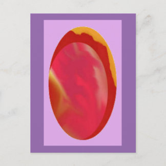Bijou en forme d'oeuf / Carte postale Art numériqu