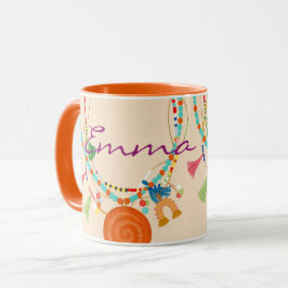 Bijoux Boho habillé style mug personnel