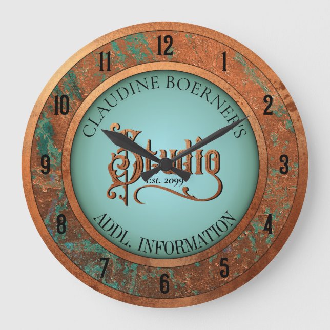 Bijoux d'artisanat coudre Hobby Studio Horloge mur (Recto)