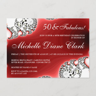 Bijoux étincelante Invitation d'anniversaire des f