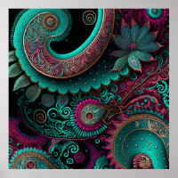 Bijoux Poster Paisley 1