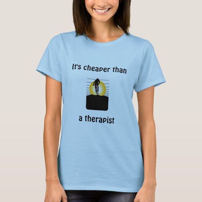 bike2, ist es billigerer thana Therapeut T-Shirt (Vorderseite)