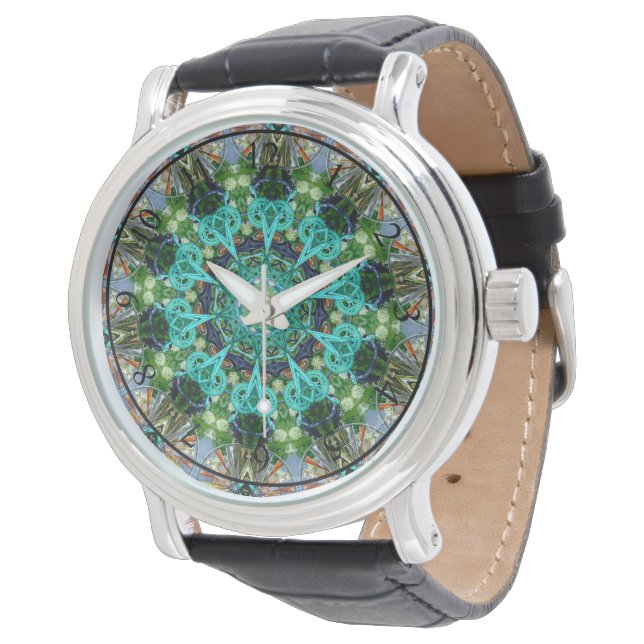 Bike Art - Männerschau Armbanduhr (Schrägansicht)