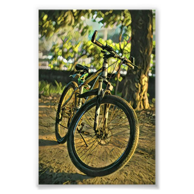 Bike Artwork Fotodruck (Vorne)