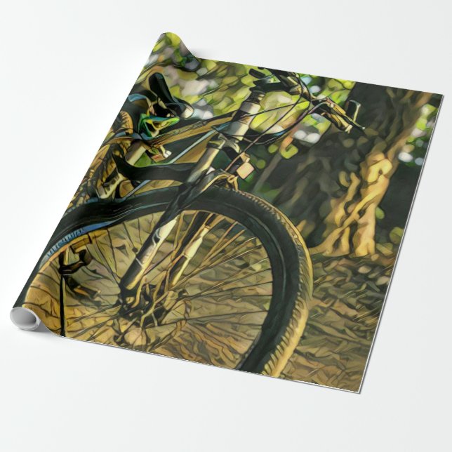 Bike Artwork Geschenkpapier (Ungerollt)