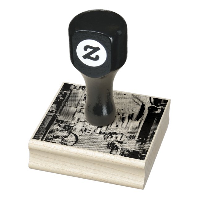 Bike Artwork Gummistempel (Stempel)