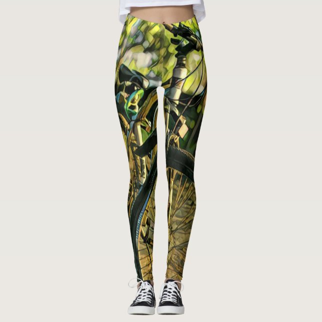 Bike Artwork Leggings (Vorderseite)