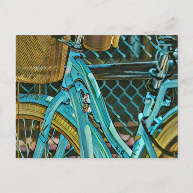 Bike Artwork Postkarte (Vorderseite)