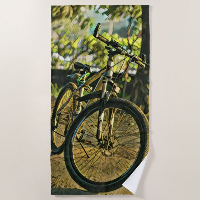 Bike Artwork Strandtuch (Vorderseite)