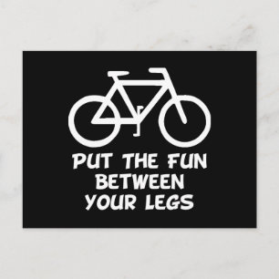 Bike Between Legs Postkarte