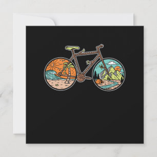 Bike Bicycle Naturswald Berg Geschenk im Freien Einladung