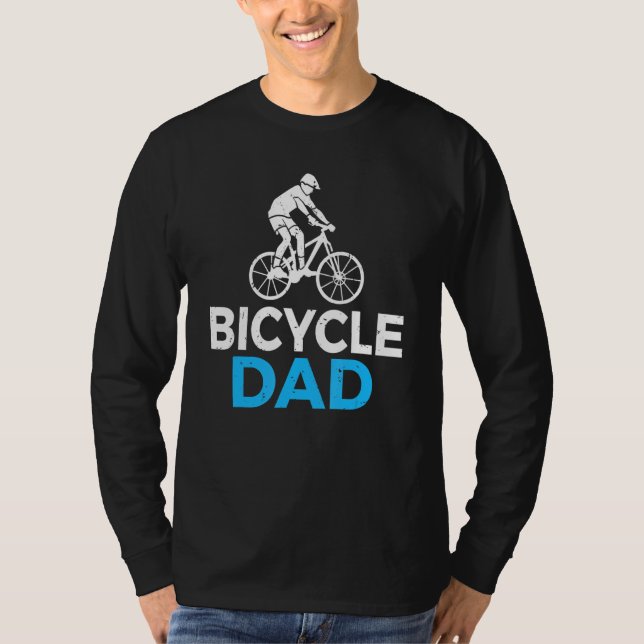Bike Bicycle Vater T-Shirt (Vorderseite)