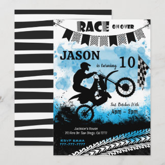 Bike Birthday Einladung