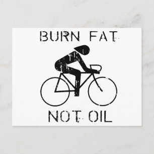 BIKE: Brennen von Fett, nicht von T - Shirt Postkarte
