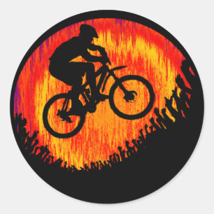 Bike Catch it Runder Aufkleber