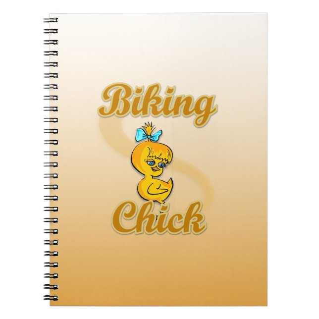 Bike Chick Notizblock (Vorderseite)