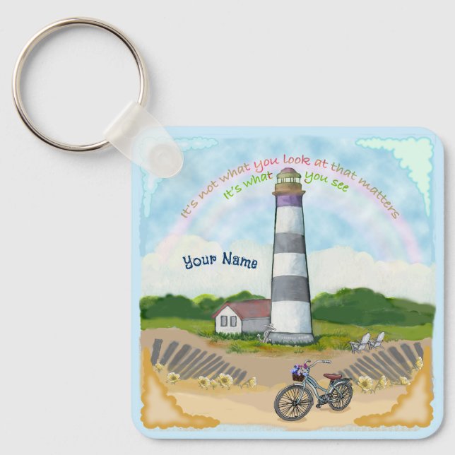 Bike Choice Lighthouse Schlüsselanhänger (Vorderseite)