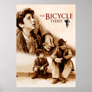 Bike Dives Vittorio De Sica Poster