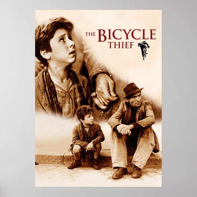 Bike Dives Vittorio De Sica Poster (Vorne)