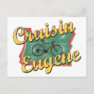 Bike Eugene Cruise Oregon Postkarte