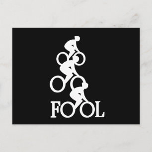 Bike Fool - Cyclist Fan Gift Postkarte