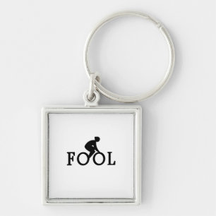 Bike Fool - Cyclist Fan Gift Schlüsselanhänger
