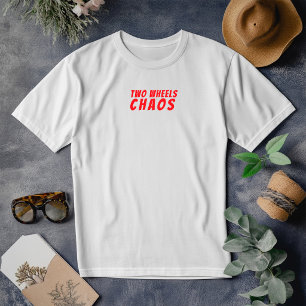 Bike Girl Ironie rot Tri-Blend Shirt