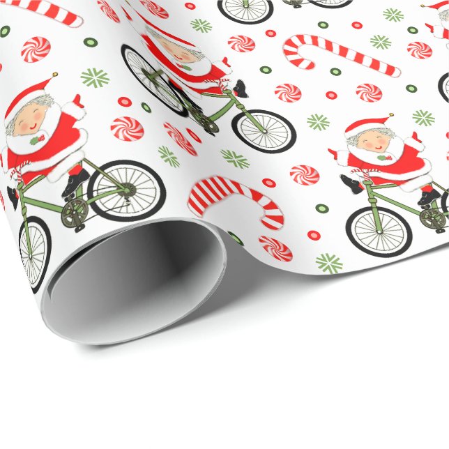 Bike Holiday Geschenkpapier (Rolleneckpunkt)