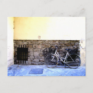 Bike in Italien Postkarte