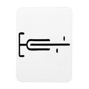Bike Logo minimal Retro, Radfahren und Lover Magnet