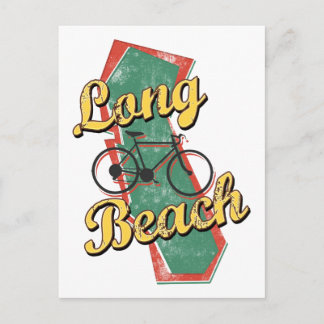 Bike Long Beach Bicycle Postkarte