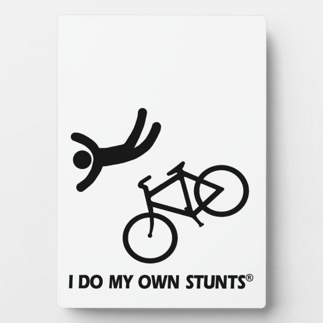 Bike meine eigenen Stunts Fotoplatte (Vorderseite)