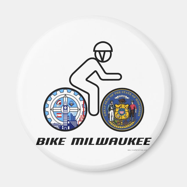 Bike Milwaukee Magnet (Vorne)