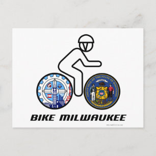 Bike Milwaukee Postkarte