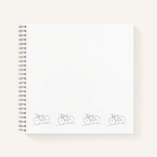 Bike mit Zweisitzer-Notebook Notizbuch