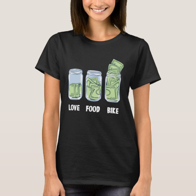 Bike Money Bank T-Shirt (Vorderseite)