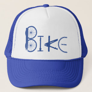 BIKE Motivierend Wortkunst aus Bike Parts Truckerkappe