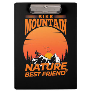 Bike Mountain Natur ist der beste Freund Klemmbrett