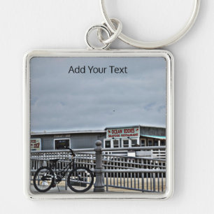 Bike On The Boardwalk von Shirley Taylor Schlüsselanhänger